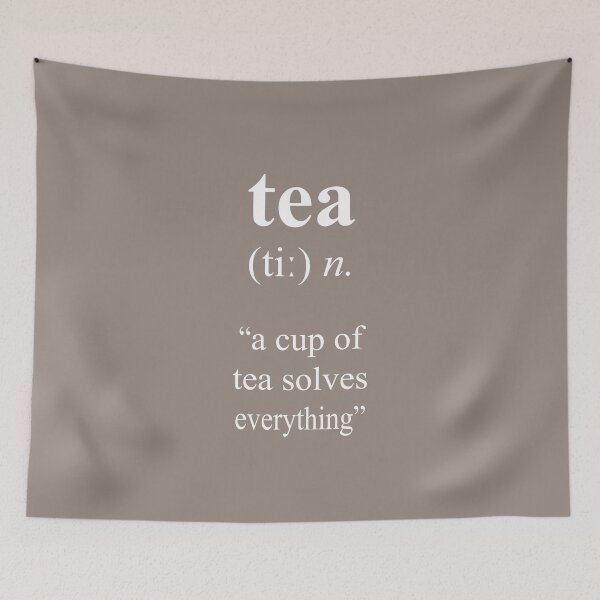 Item preview, A cup of tea solves everything designed and sold by cafelab.