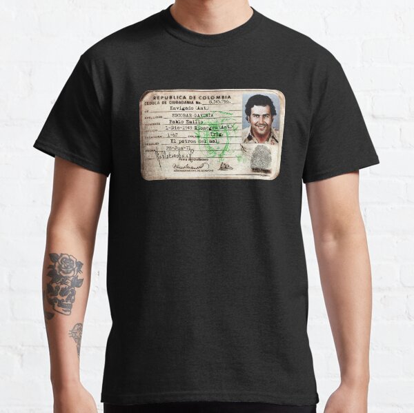  Pablo Emilio Escobar Gaviria ID Classic T-Shirt