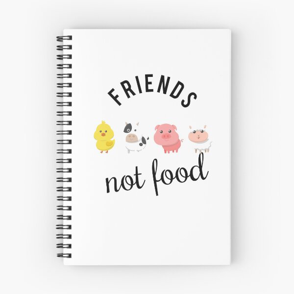 Item preview, Friends Not Food Animals -  Vegetarian Vegan Message Farmhouse designed and sold by Bebichic.