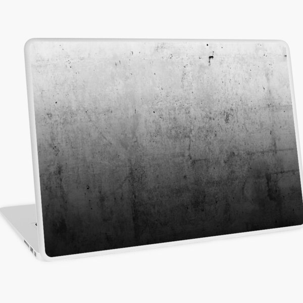 Black Ombre on Concrete Texture Laptop Skin