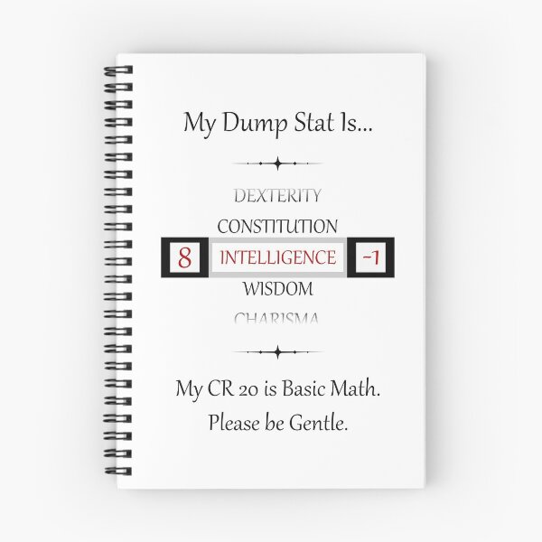 Item preview, My Dump Stat is INT designed and sold by TentacleShogun.