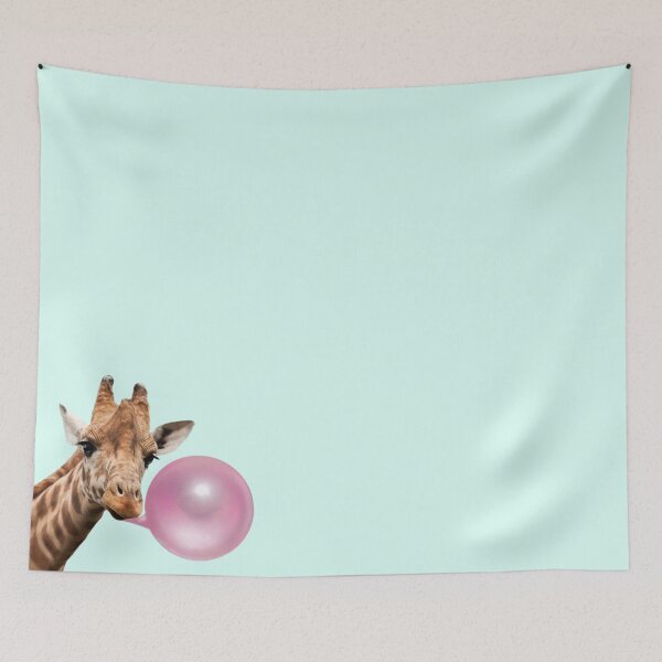Item preview, Giraffe making Bubble Gum Pop designed and sold by Bebichic.