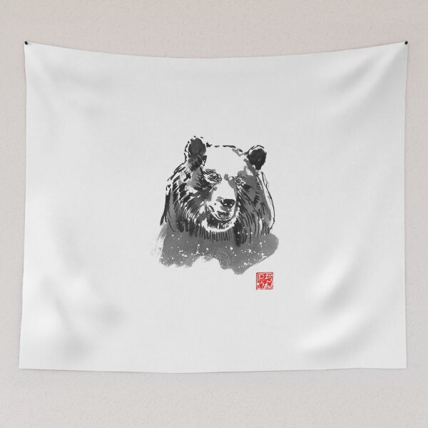 Item preview, fishing bear designed and sold by pechane.