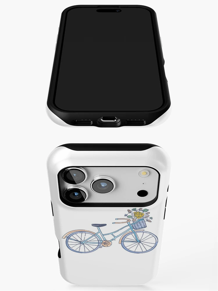 Thumbnail 3 of 4, iPhone Case, Colorful Flower Bike designed and sold by RipDesigns.