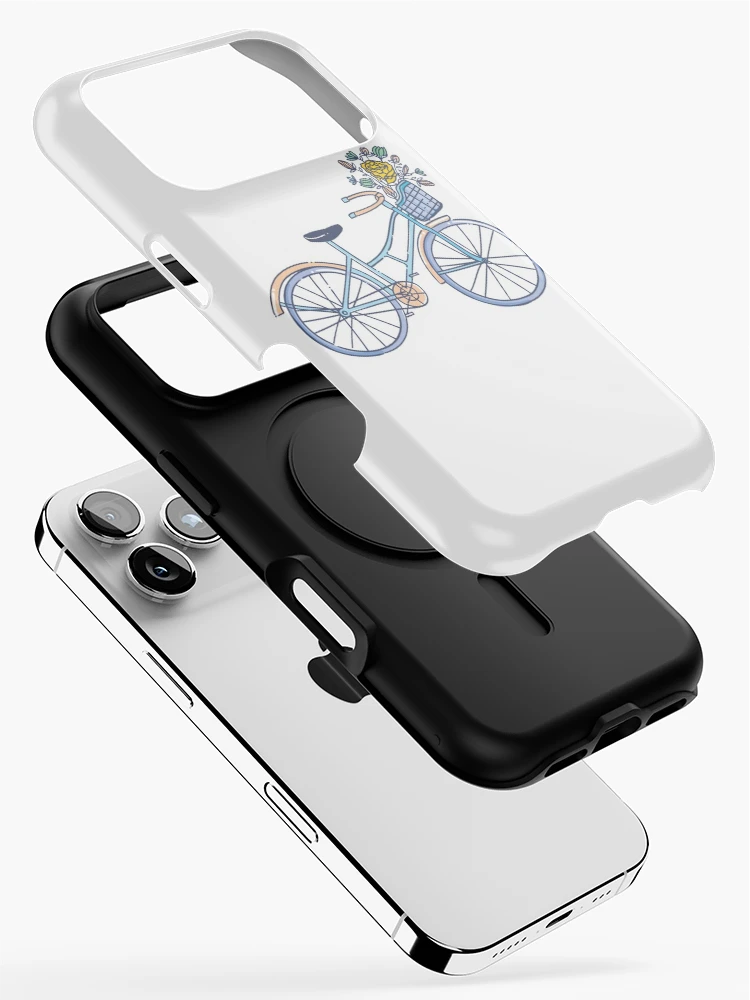 Thumbnail 2 of 4, iPhone Case, Colorful Flower Bike designed and sold by RipDesigns.