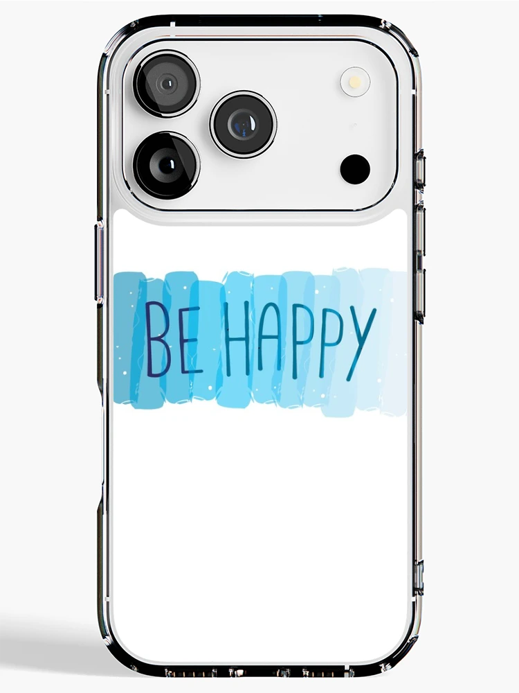 Thumbnail 1 of 5, iPhone Case, Blue Be Happy designed and sold by RipDesigns.