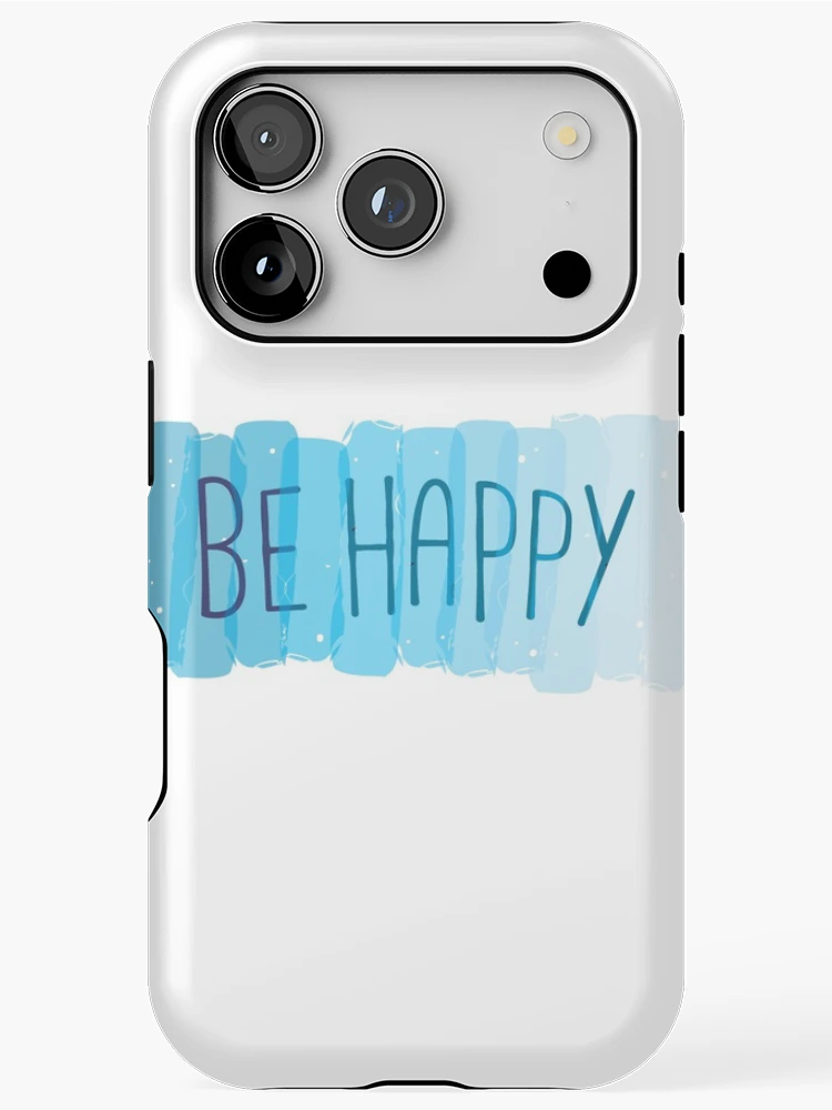 Thumbnail 1 of 4, iPhone Case, Blue Be Happy designed and sold by RipDesigns.