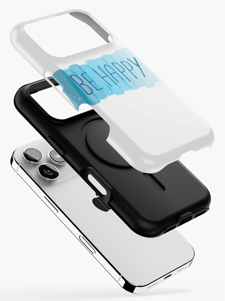 Thumbnail 2 of 4, iPhone Case, Blue Be Happy designed and sold by RipDesigns.