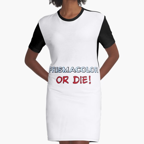 Prismacolor or Die! Vestido camiseta