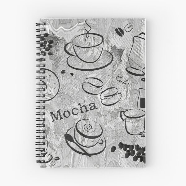 Item preview, Grunge Coffee Background - Black & White designed and sold by serenaking.
