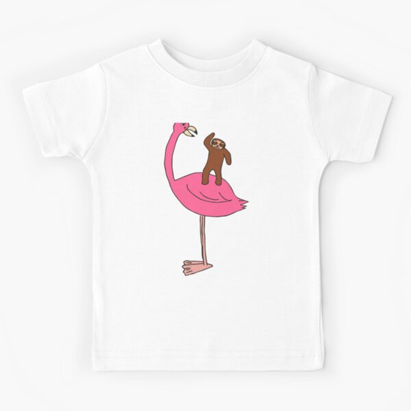 flamingo roblox kids t shirt by freves redbubble