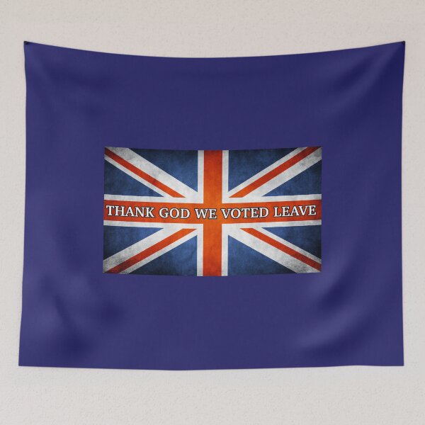 Item preview, Thank God We Voted Leave Union Jack Flag designed and sold by JonathanR1994.
