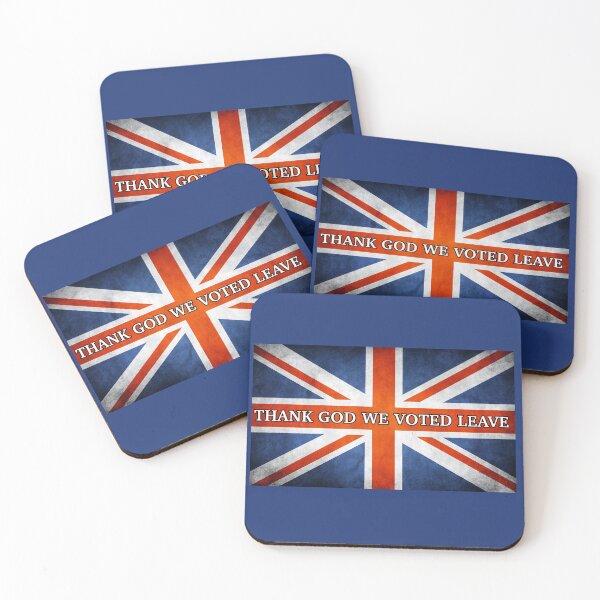 Item preview, Thank God We Voted Leave Union Jack Flag designed and sold by JonathanR1994.