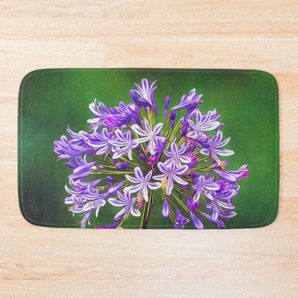Item preview, Flowering Agapanthus on Lush Green Background designed and sold by Scotch Macaskill.