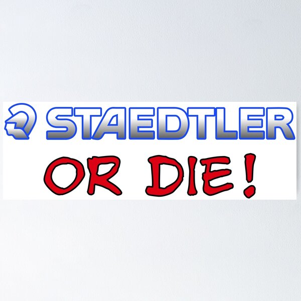 Item preview, Staedtler or Die ! designed and sold by CreepyKards.