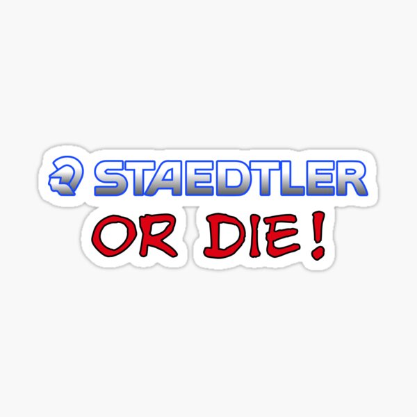 Item preview, Staedtler or Die ! designed and sold by CreepyKards.