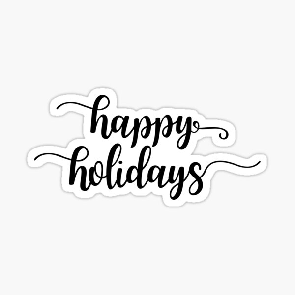 Item preview, Happy Holidays designed and sold by EmElle Art Studio.