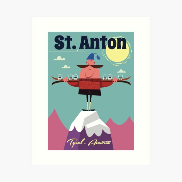 Item preview, St Anton poster designed and sold by GAGodel.