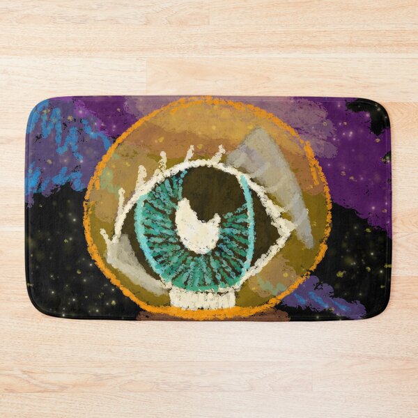 Item preview, Alien Eyeball In Chalk Board Space designed and sold by Ari-ArtStudio.