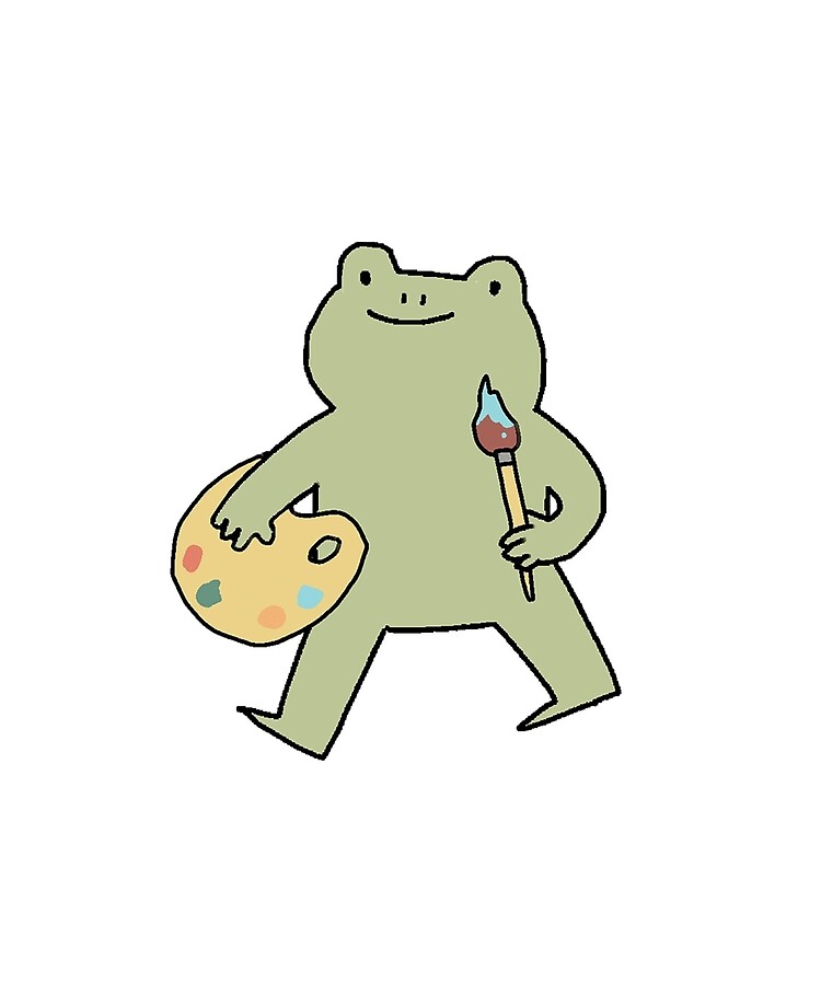 Frog Doodle Aesthetic