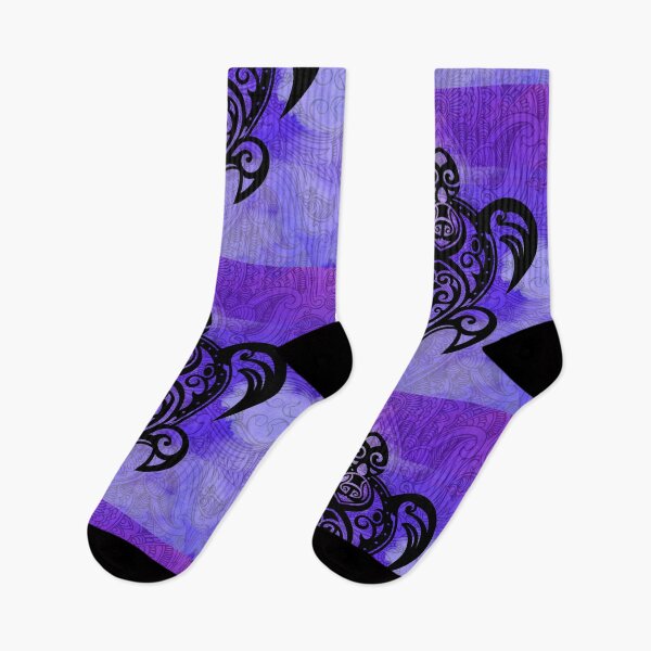 Item preview, Sea Turtle Mandala Paisley on Purple - Hawaiian style designed and sold by Bebichic.