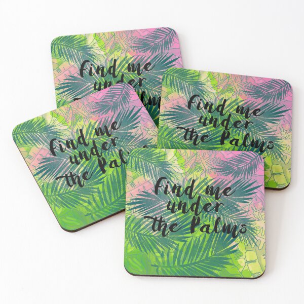Item preview, Find Me under the Palms Tropical Summer designed and sold by Bebichic.