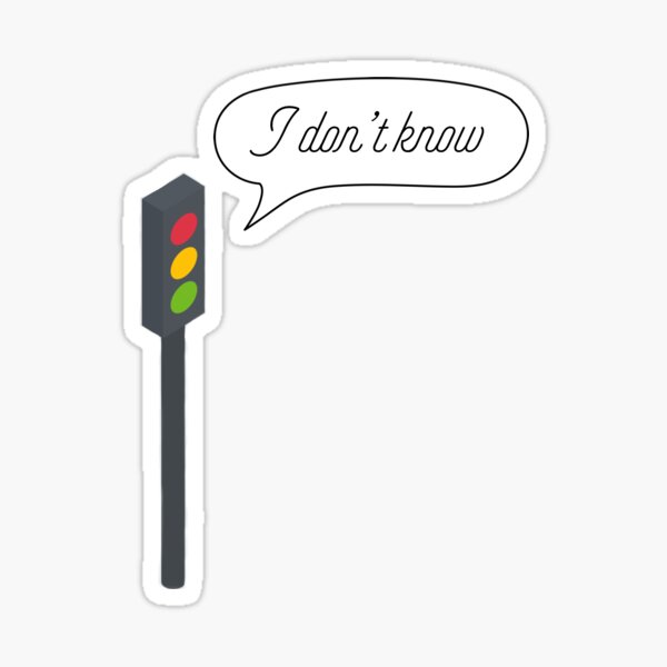 Traffic Light Sticker