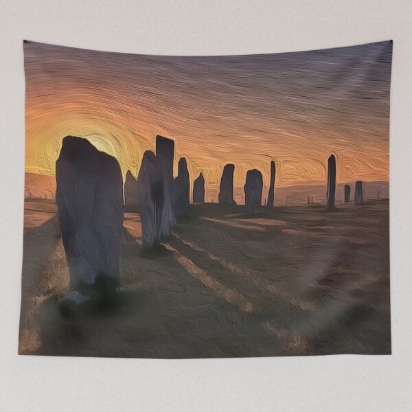 Item preview, Callanish Standing Stones, Scotland Digital Art Composition. designed and sold by davidelder.