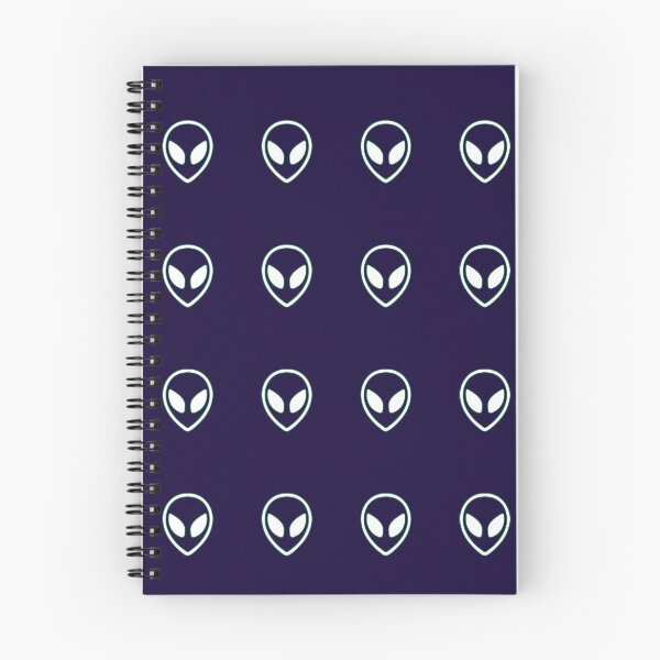 Item preview, Space Out Alien Pattern Navy Blue designed and sold by Bebichic.