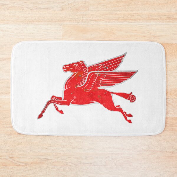 Item preview, Red Pegasus distressed version facing left. designed and sold by htrdesigns.