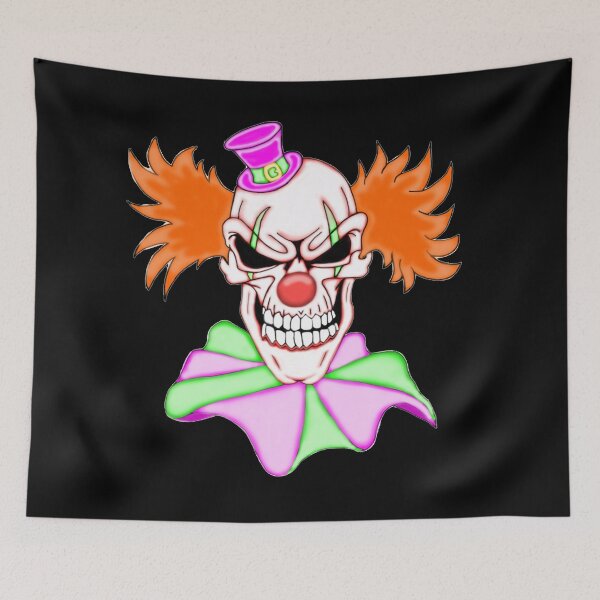 Item preview, Demented Clown Skull designed and sold by J-CCreations.