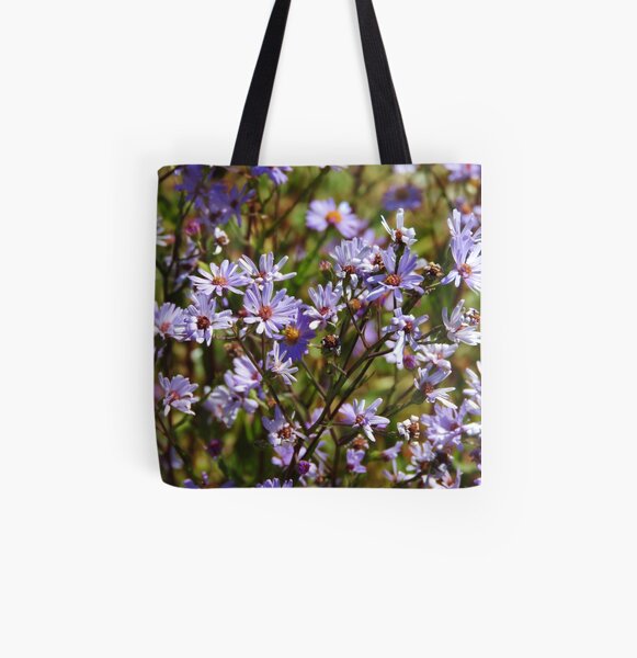 Purple Daisy's All Over Print Tote Bag
