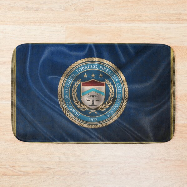 Item preview, The Bureau of Alcohol, Tobacco, Firearms and Explosives - ATF Seal over Flag designed and sold by Serge Averbukh Art Studio.
