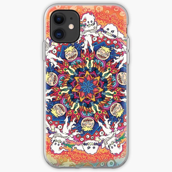 Kids See Ghosts Mandala iPhone Soft Case