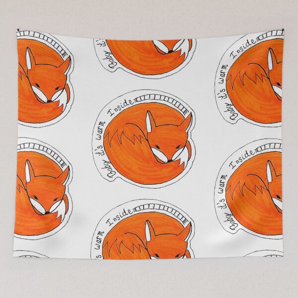 Item preview, Baby It's Warm Inside Fox designed and sold by Rowan-artist.
