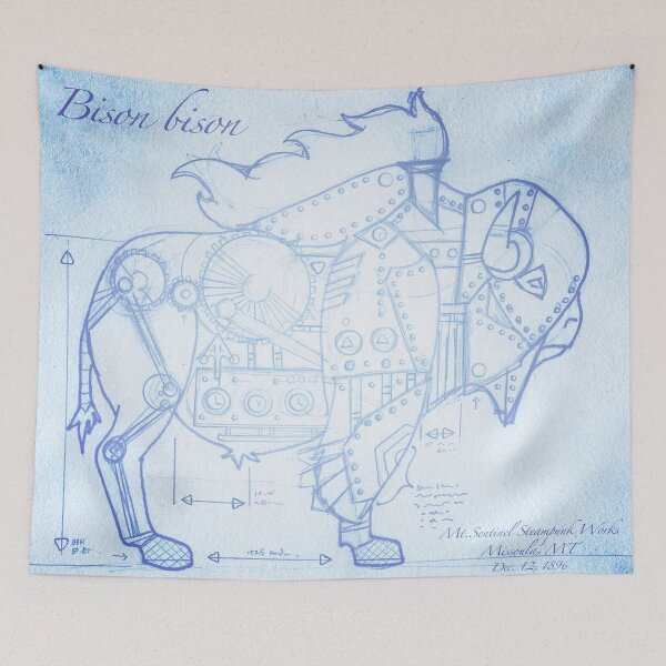 Item preview, Steampunk Bison designed and sold by Sun Dog Montana.