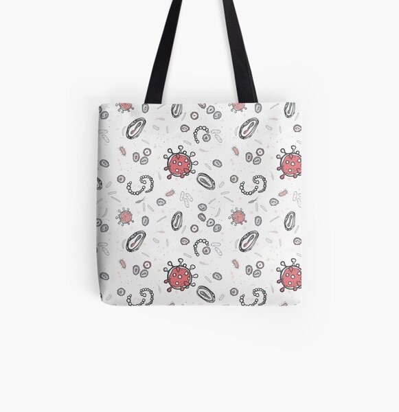 Microbiology All Over Print Tote Bag