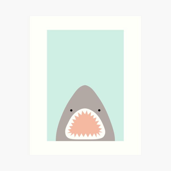 Item preview, shark attack designed and sold by tandemsy.