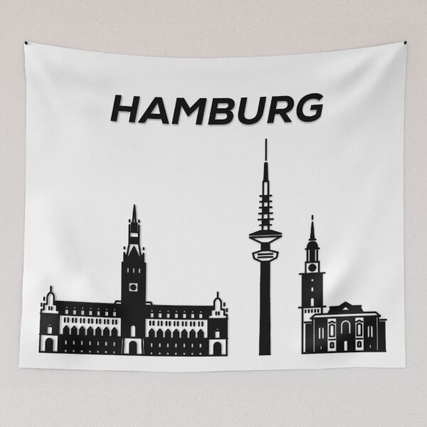 Item preview, Hamburg Skyline, Germany designed and sold by marosharaf.