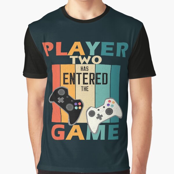 Vista previa del artículo con la obra «Retro Player 2 ha entrado en el juego - Dark», diseñado y vendido por Desha001.