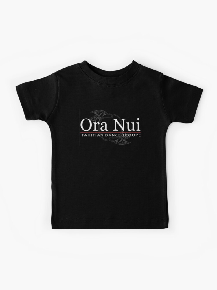 Ora Nui Logo Black Kids T Shirt By Oranui Redbubble - shirt black white hd w skin color roblox