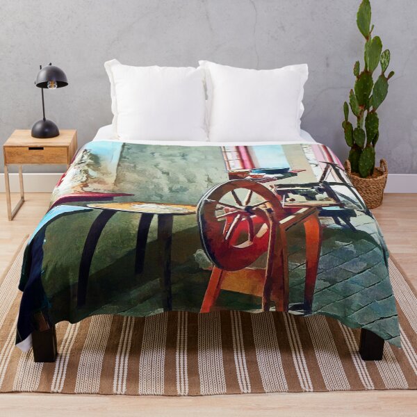 Item preview, Spinning Wheel Near Window designed and sold by Susan Savad.