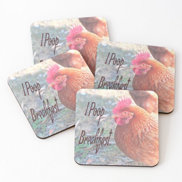 Item preview, Chicken I poop Breakfast Funny Humor designed and sold by mwagie.