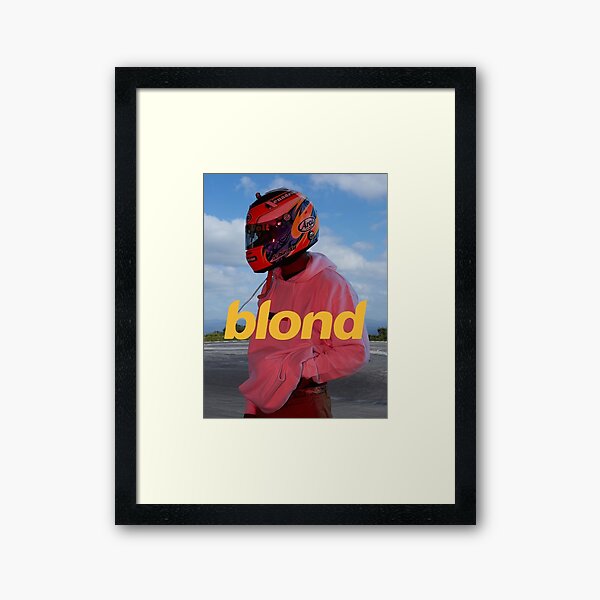 Frank Ocean Blond Framed Art Print