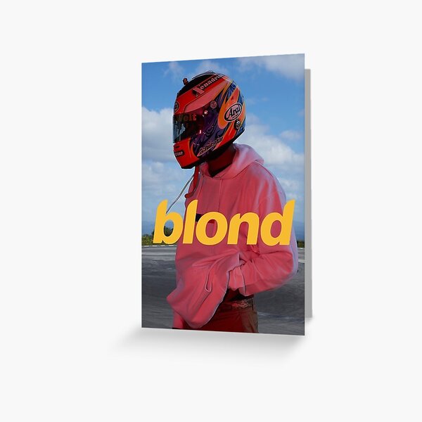 Frank Ocean Blond Greeting Card