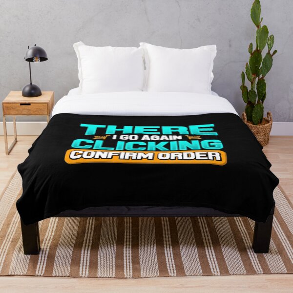 Aperçu de l'œuvre Là, je vais à nouveau en cliquant sur Confirmer la commande Funny Shopaholic créée et vendue par SoCoolDesign.