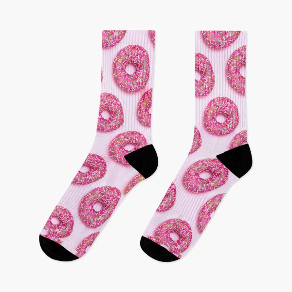 Item preview, Pink Strawberry Frosted Delicious Doughnut Dessert designed and sold by newburyboutique.