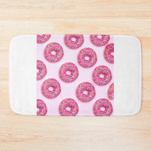 Item preview, Pink Strawberry Frosted Delicious Doughnut Dessert designed and sold by newburyboutique.