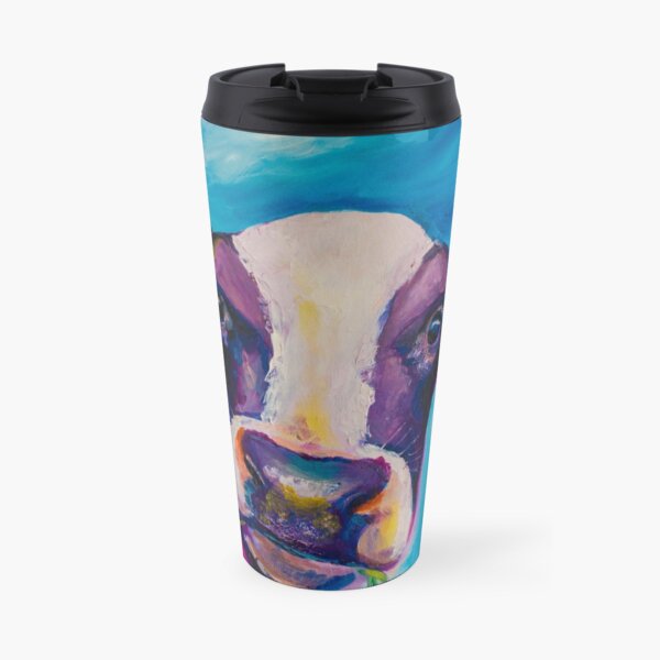 Cow Face Travel Coffee Mug