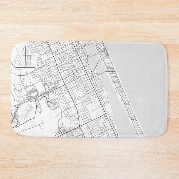 Item preview, Daytona Beach Map designed and sold by Kara515.